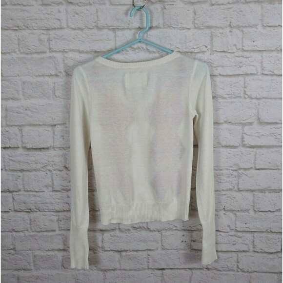 💰3/$25 Aeropostale Sweater Cardigan Argyle Pattern Preppy Button-Up LS S - Picture 4 of 9